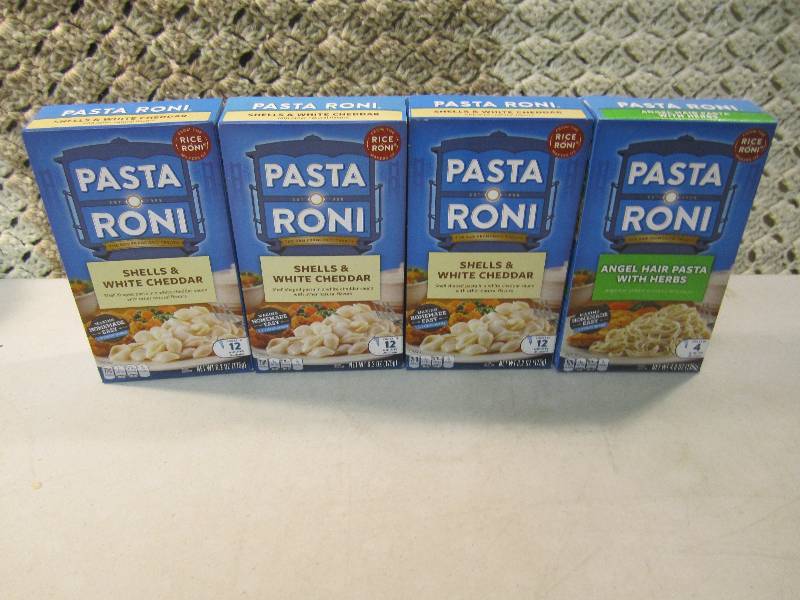 lot 145 image: Mix Lot of 4 Boxes Pasta Roni 3 She...