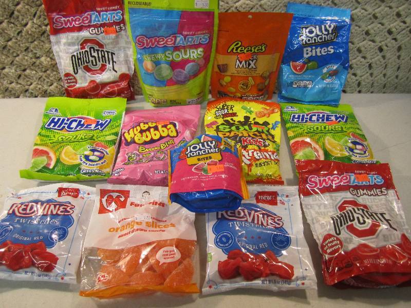 lot 147 image: Mixed Lot of Bagged Candy Best by d...