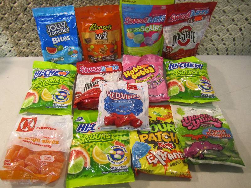 lot 148 image: Mixed Lot of Bagged Candy Best by d...