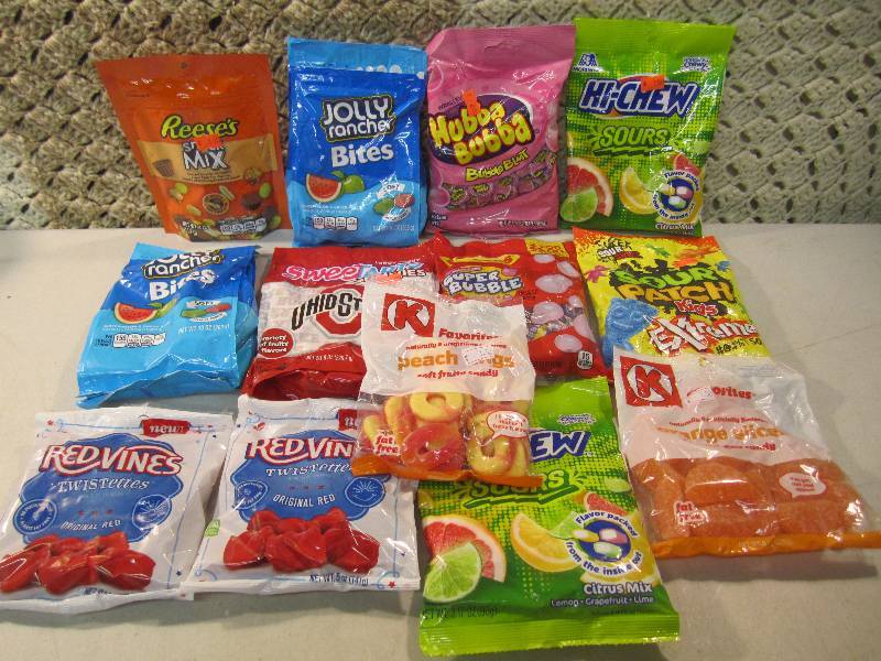 lot 149 image: Mixed Lot of Bagged Candy Best by d...