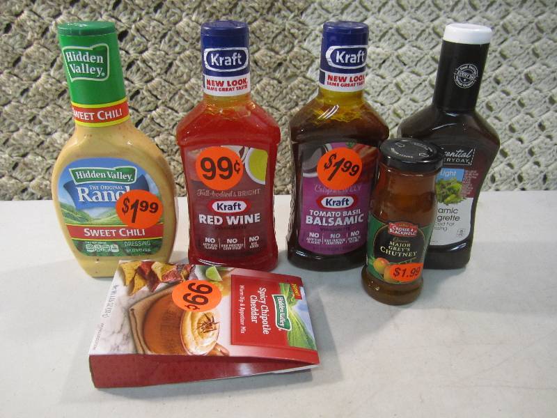 lot 156 image: Lot of Various Dressings Best by da...