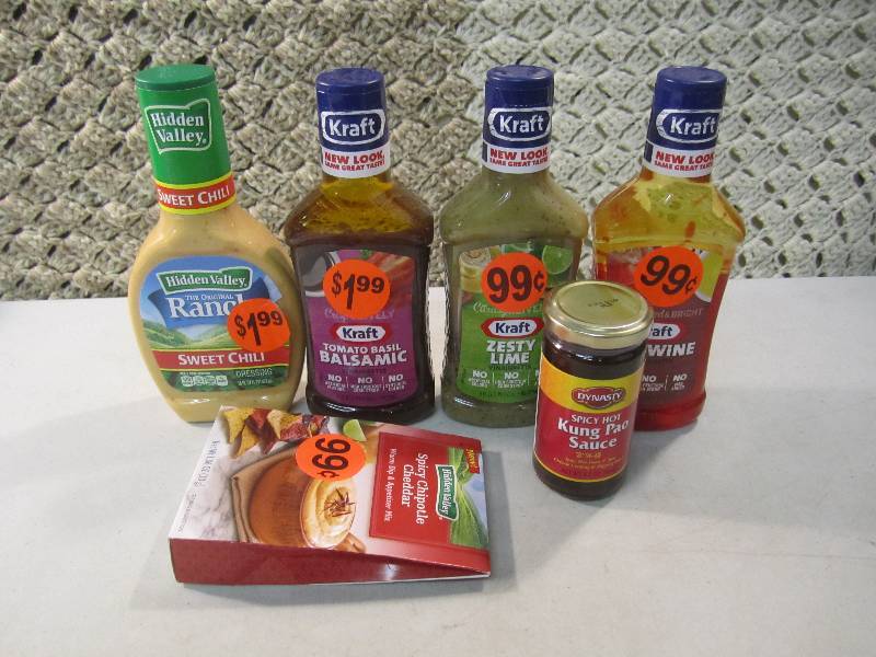 lot 157 image: Lot of Various Dressings Best by da...