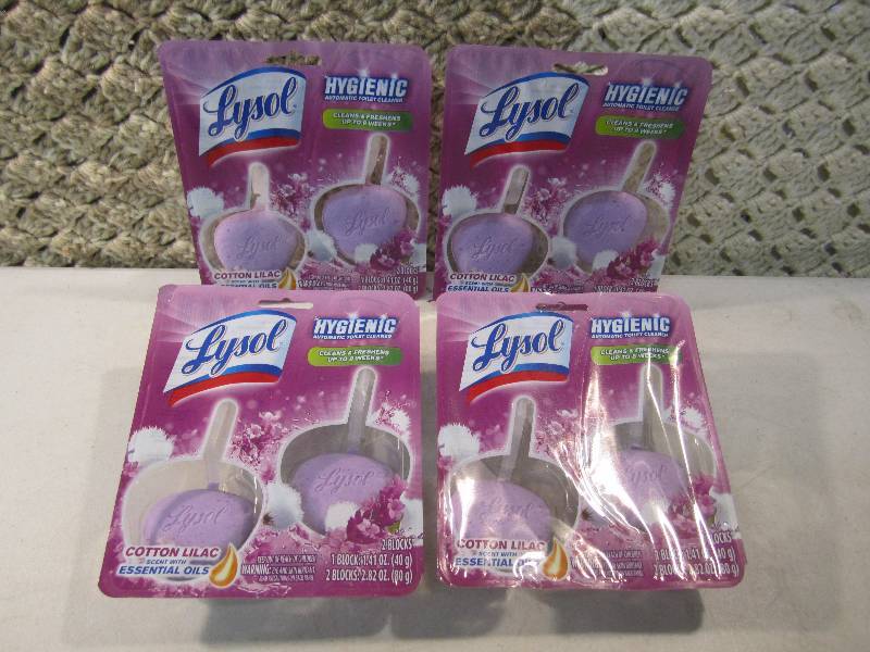 lot 167 image: Lot of 4 Lysol Hygienic Automatic T...