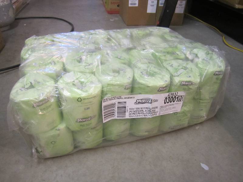 lot 175 image: Pack of 48 Rolls Bath Tissue  CSB...
