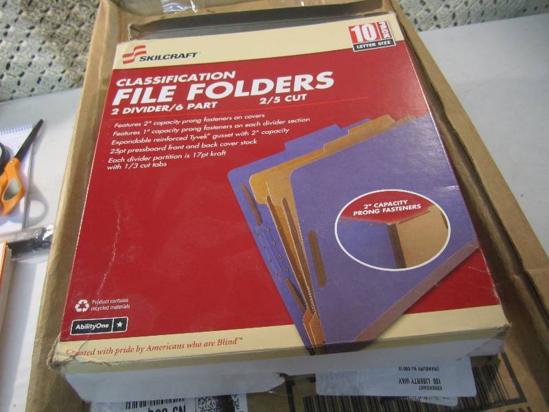 lot 181 image: Case of 10 Boxes Classification Fil...