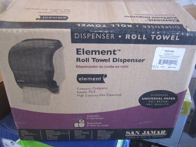lot 212 image: Element Roll Towel Dispenser for 8...
