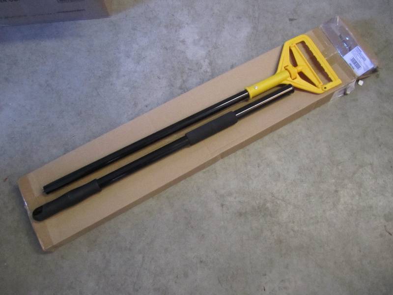 lot 216 image: Boardwalk 2 piece Metal Mop Handle ...