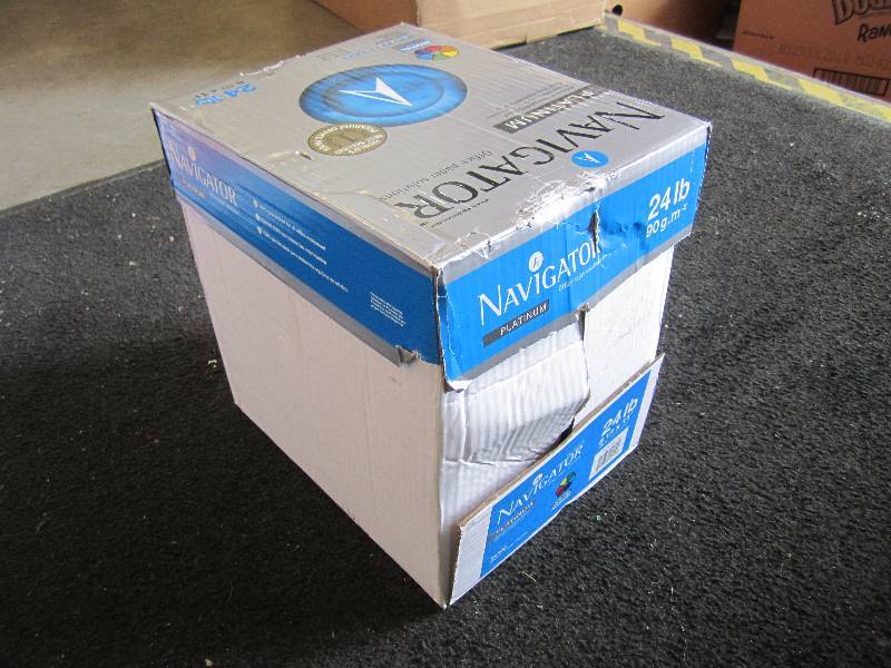 lot 230 image: Case of 2500 Sheets 8.5 x 11 Whit...