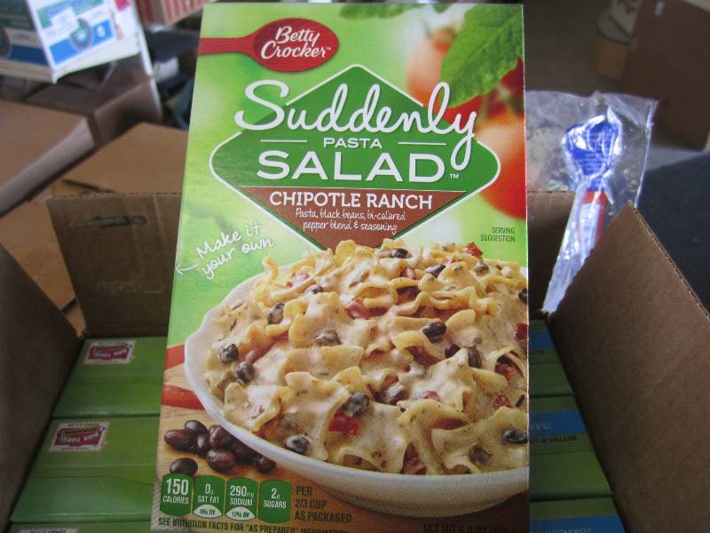 lot 241 image: 2 Cases of Suddenly Salad Pasta Chi...