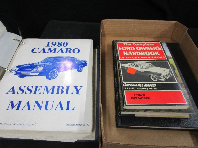 lot 41 image: Automobile manuals and book