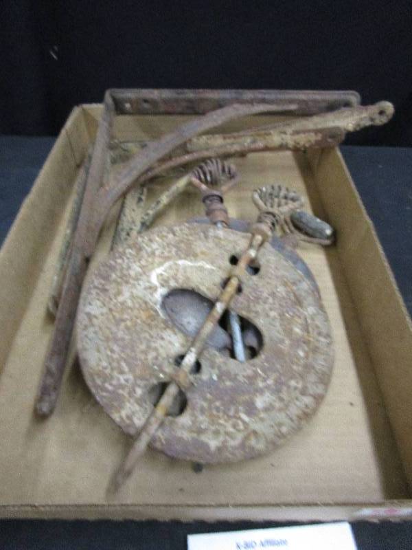 lot 46 image: Griswald damper and other Dampers and Brackets