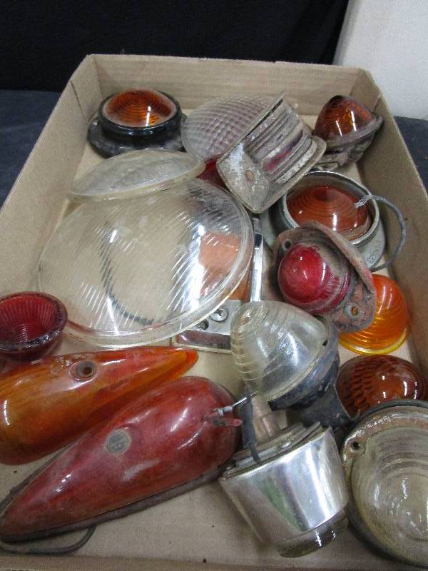lot 76 image: GLASS Assortment of GLASS Lights and Lens  Covers