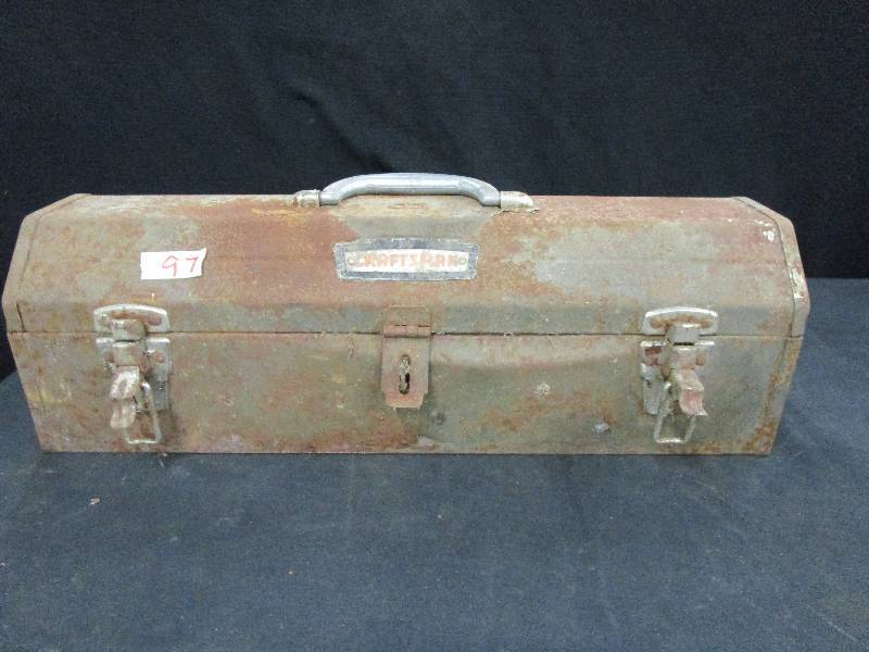 lot 97 image: Rusty Tool Box and Tools