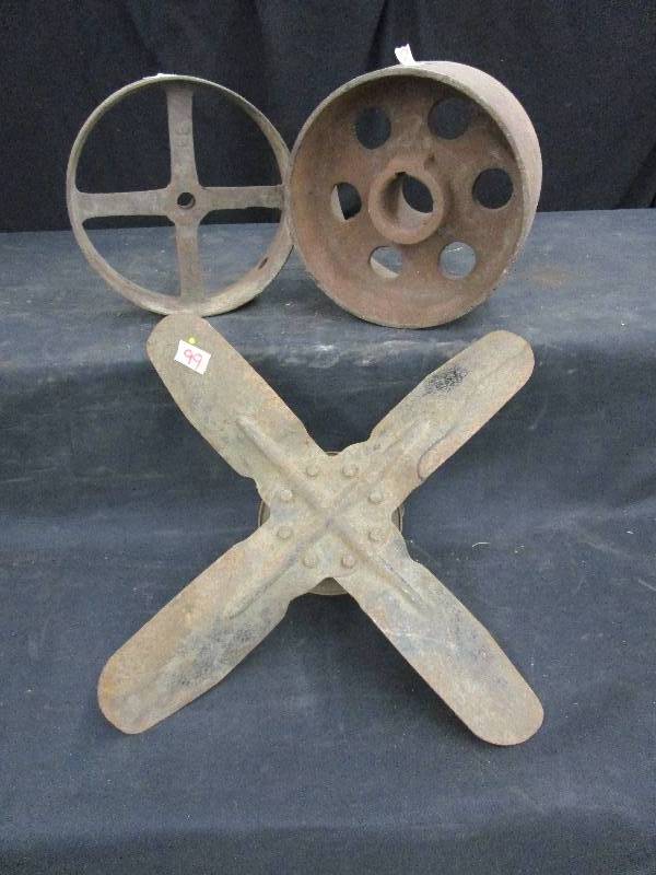 lot 99 image: Pulleys and Fan