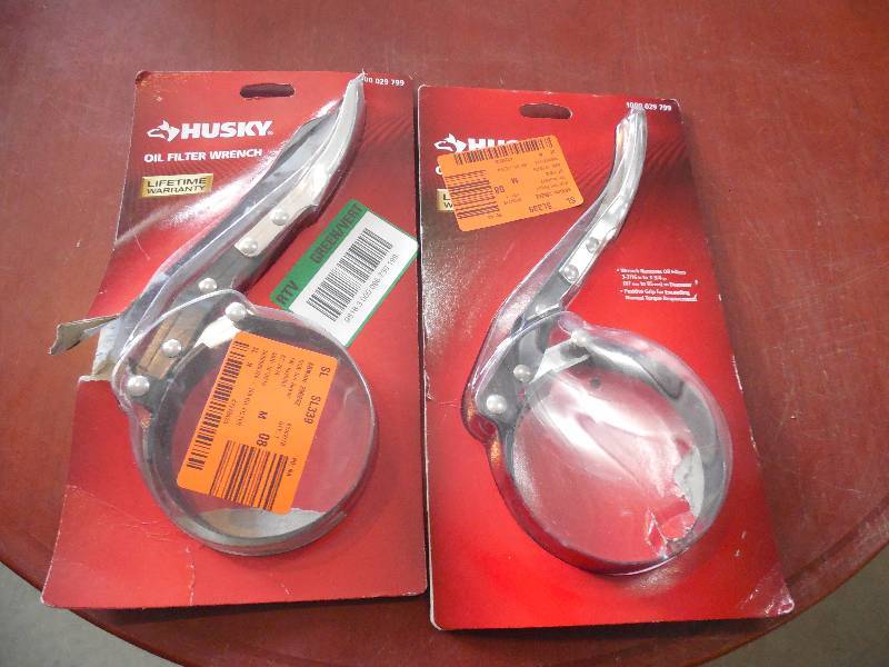 lot 9 image: (2) Husky Oil Filter Wrench