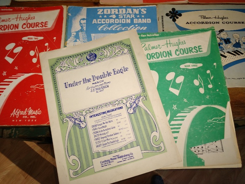 lot 23 image: Accordion Song Books and Course Books