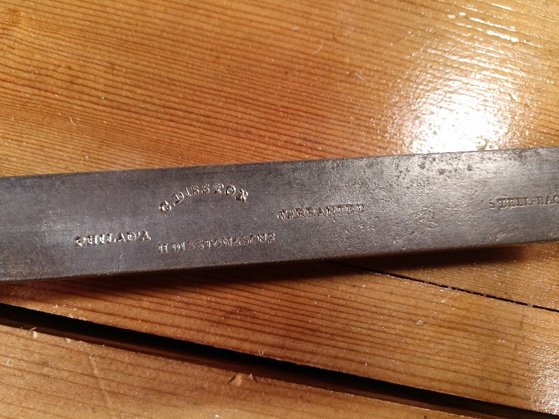 lot 80 image: C. Disston II Disston &ampSCNS Steenback Philadelphia Warranted Hack Saw