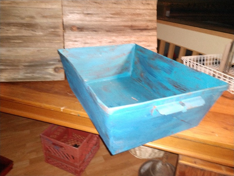 lot 92 image: Vintage Metal Parts Bin