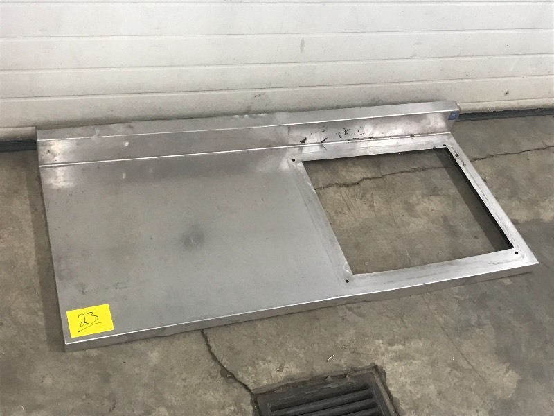 lot 23 image: 25x54 Stainless Steel Counter Top...