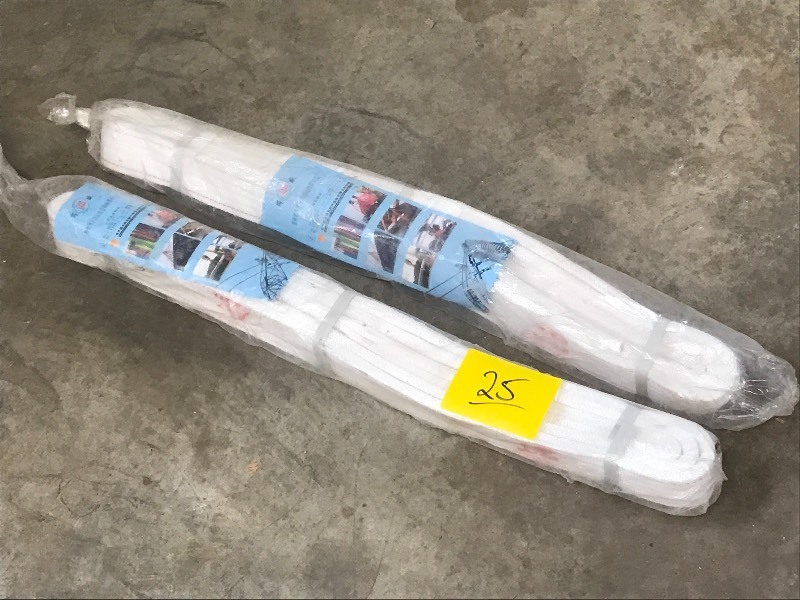 lot 25 image: (2) New 3-Ton Lifting Straps ...