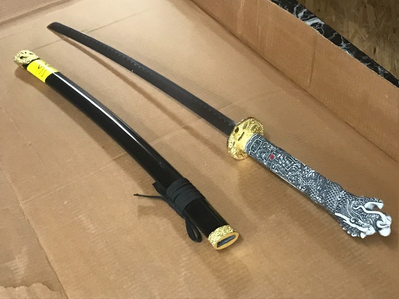 lot 52 image: Decorative Chinese Sword With Sheat...