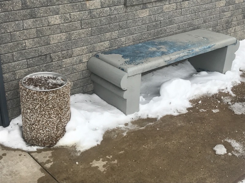 lot 88 image: Lot Of (1) 18x 66 Concrete Bench ...