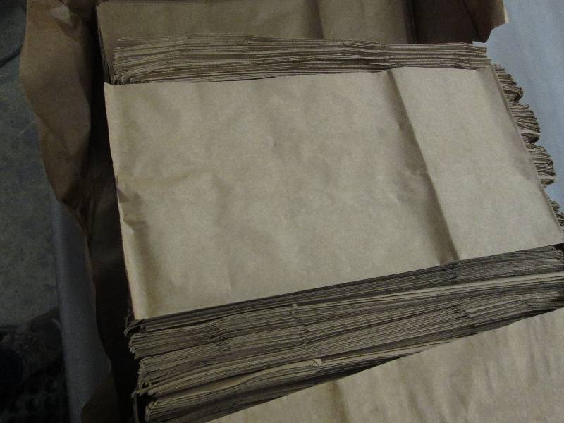 lot 3 image: First Street 8 lb Grocery Paper Bag...