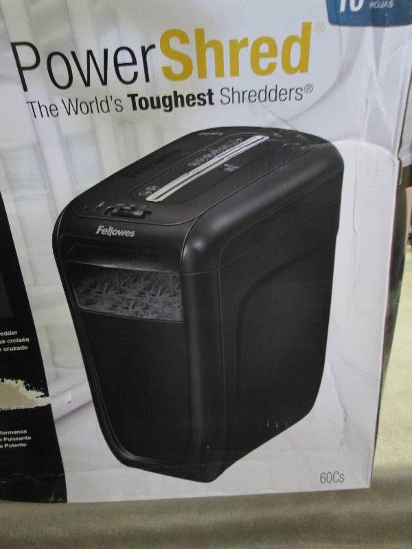 lot 10 image: Powershred 60Cs Cross-Cut Shredde...