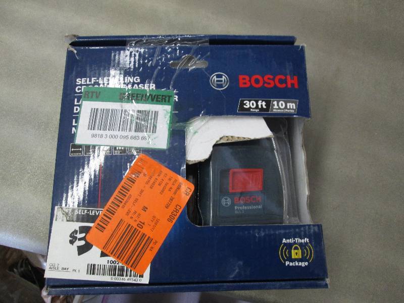 lot 293 image: Bosch 30 ft. Self-Leveling Cross-Li...