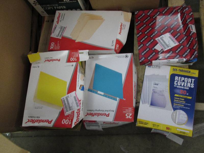 lot 38 image: 2 Boxes of 100 Pendaflex Yellow Fil...