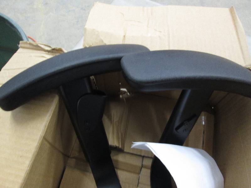 lot 46 image: Set of Padded Arms for Office Chair...