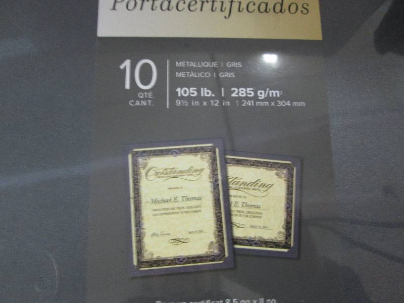lot 86 image: Lot of 4-10pk Southworth Gray Certi...