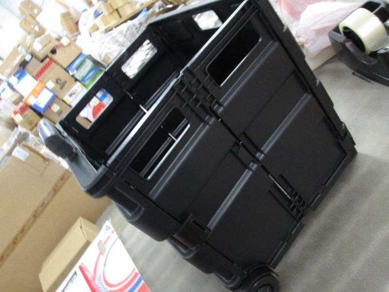 lot 121 image: Universal Stow Away Crate one wheel...