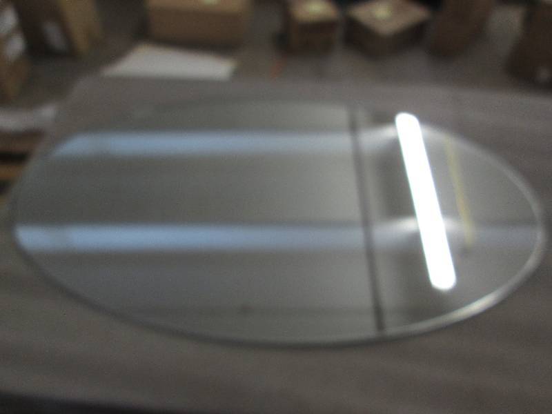 lot 128 image: 38 inch Oval Mirror...