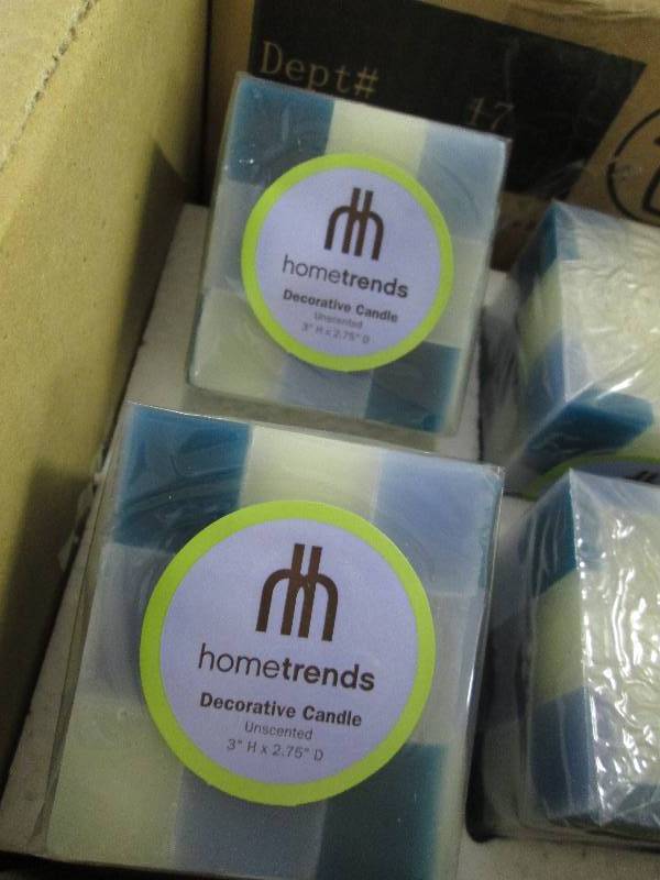lot 141 image: Case of 6 boxes of 4 Hometrends 3 i...