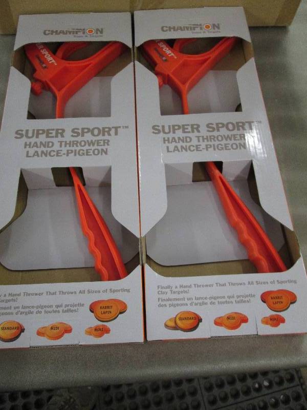 lot 167 image: Lot of 2 Chanpion Super Sport Hand ...