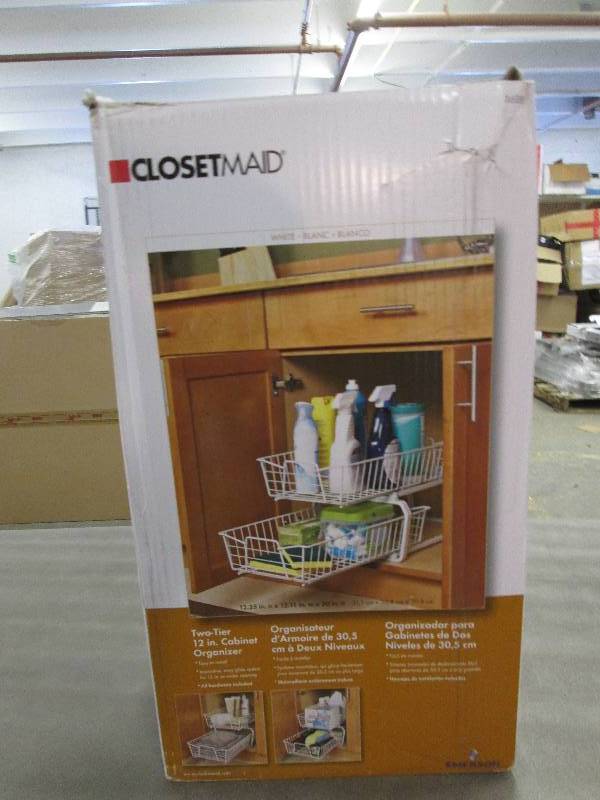 lot 200 image: ClosetMaid 12.11 in. W 2-Tier Venti...