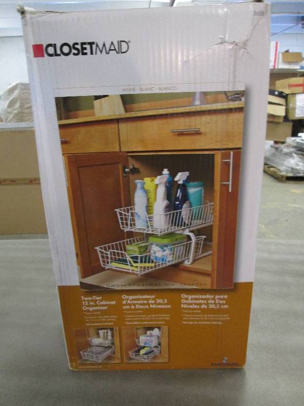lot 201 image: ClosetMaid 12.11 in. W 2-Tier Venti...