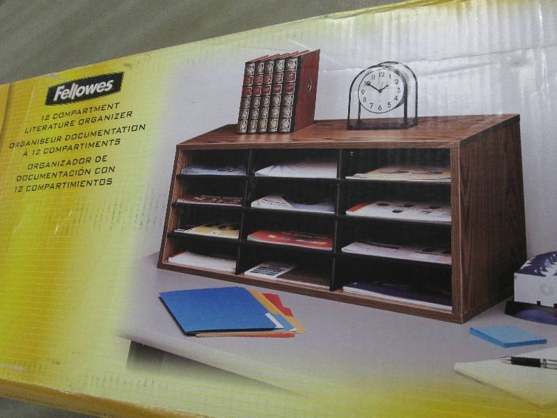 lot 218 image: Fellowes 12 Compartment Literature ...