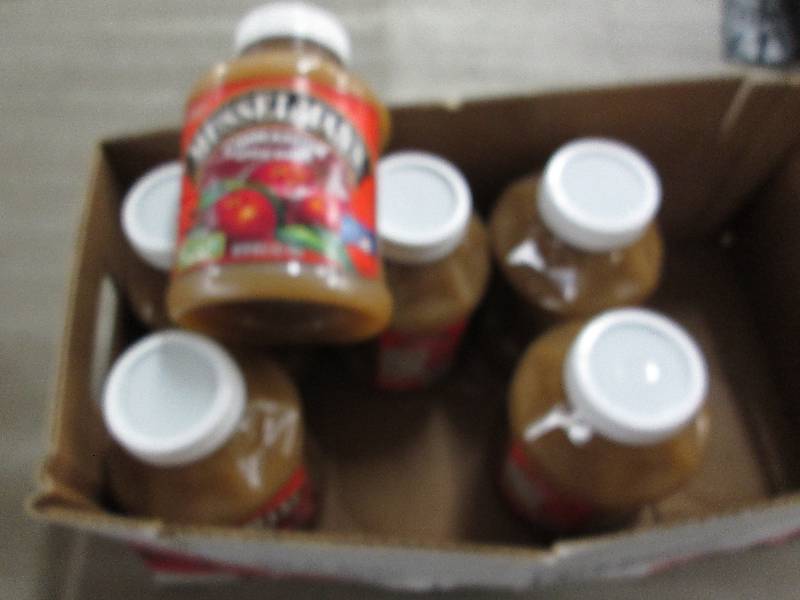 lot 229 image: Lot of 6 -3lb Jars of Musselmans C...