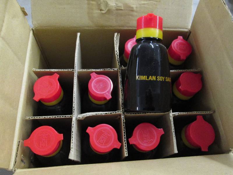 lot 230 image: Lot of 10- 5 fl oz each Kimlan Soy ...