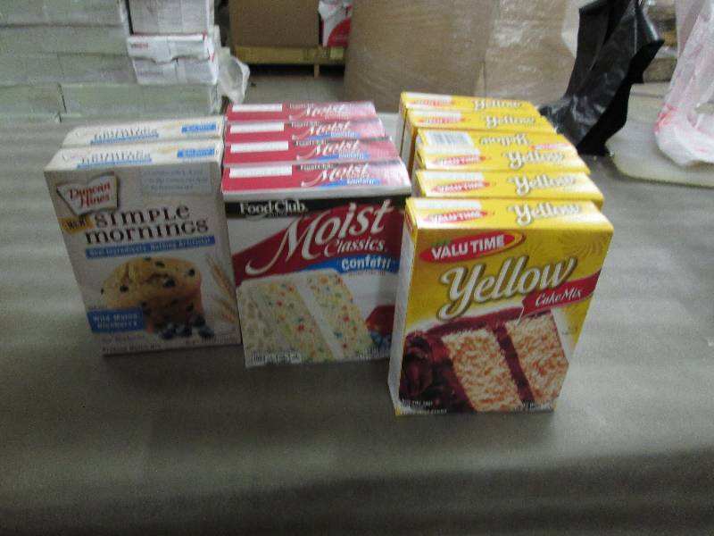 lot 231 image: Lot of Past Date Cake & Muffin Mixe...