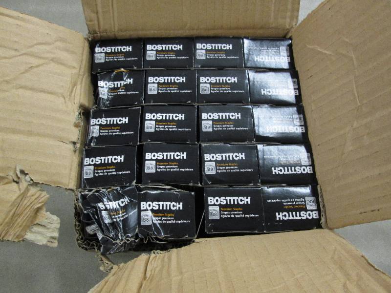 lot 236 image: 17 Boxes of Stanley Bostitch 38 in...