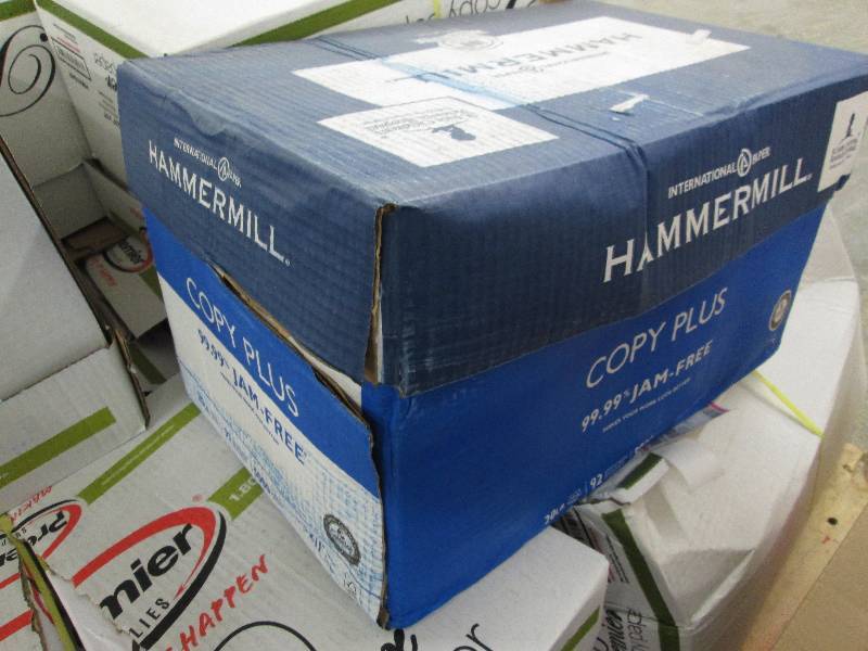 lot 242 image: Hammermill Copy Paper, 20lb, 8-12 ...