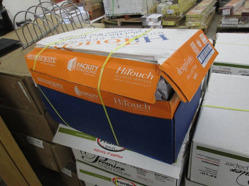 lot 244 image: Case of Hi Touch 20 lb 8.5x11 Copy ...