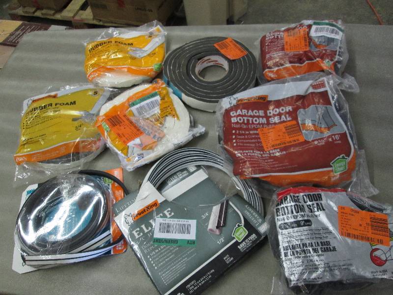lot 272 image: Lot of WeatherSeal & Garage Door Bo...