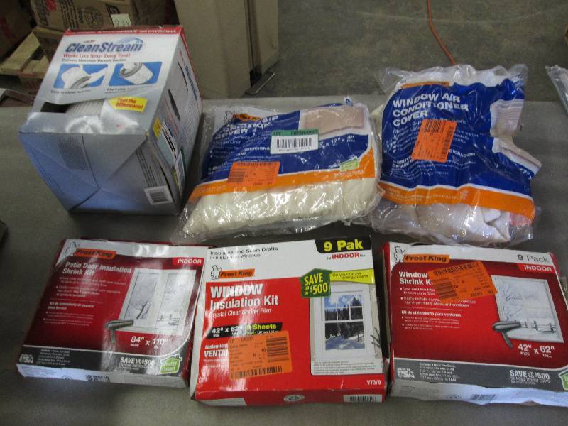 lot 274 image: Air Conditioner Covers & Window Ins...