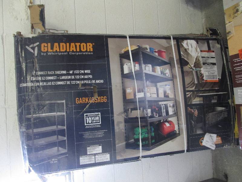 lot 279 image: Gladiator 72 in. H x 48 in. W x 24 ...
