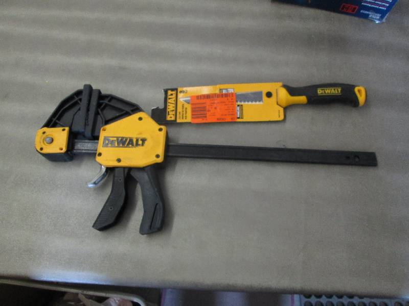 lot 292 image: DEWALT 12 in. X-Large Trigger Clamp...