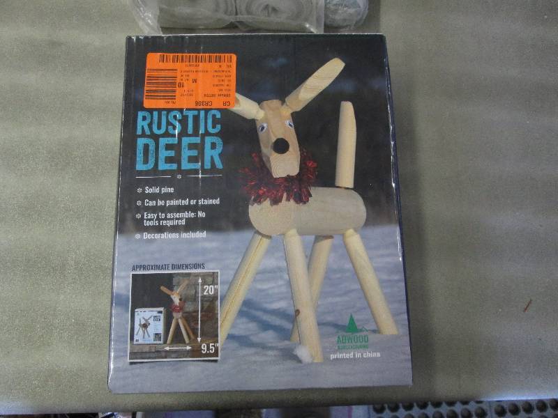 lot 296 image: Rustic Deer...
